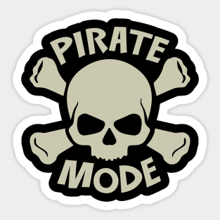 Jolly Roger - Pirate Mode Graphic Sticker